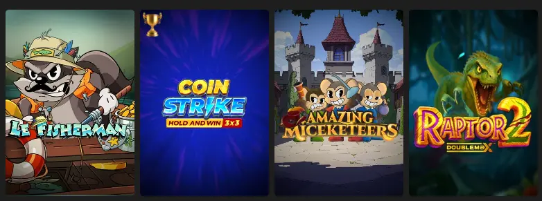 Types de bonus disponibles sur EXTRA CASINO
